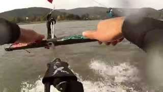 preview picture of video 'Kitesurfing miedzybrodzie 7-8.10.2014'