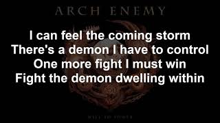 A Fight I Must Win - ARCHENEMY - Lyrics - 2017