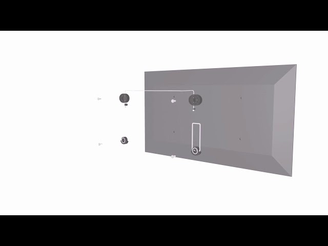 Vidéo teaser pour TV Wandhalterung ultraflach Seilsystem 37-70", Xantron SLIMLINE-01X