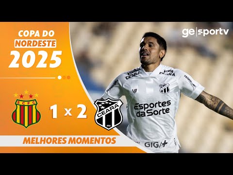 SAMPAIO CORRÊA 1 X 2 CEARÁ | MELHORES MOMENTOS | COPA DO NORDESTE 2025 | ge.globo