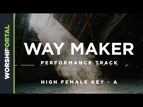 Way Maker - High Female Key of A - Performance Track