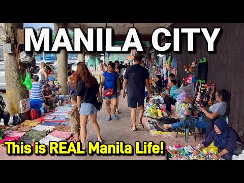PHILIPPINES LIFE in MANILA 2026 🇵🇭 Walking REAL MANILA Streets, Food Markets | Divisoria to Quiapo!