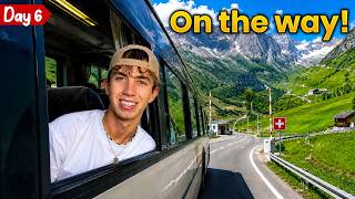 I Took Europes Fastest Bullet Train (Europe With No Money Day 6)