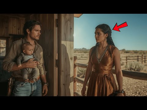 El bebé del vaquero viudo lloraba cuando tocaron la puerta.. La mujer apache dijo: "Yo tengo leche"