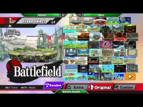 EVAC - Raithen (Mr. Game & Watch) vs Nikes (Yoshi) - Smash 4 Fundraiser
