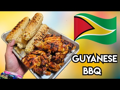 Using my Electactic Gas Grill to Make Guyanese BBQ Chicken