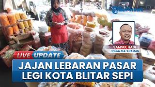 H-7 Idul Fitri, Penjualan Jajanan di Pasar Legi Blitar Alami Penurunan, Masih Sepi Pembeli