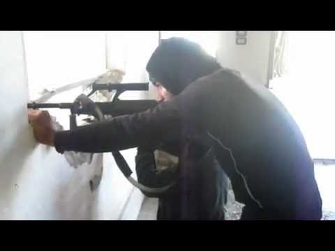 استهداف قناصي كتيبة الشهيد قصي الغرب لجنود النظام في حاجز المغسلة في قرية المريعية في ريف دير الزور