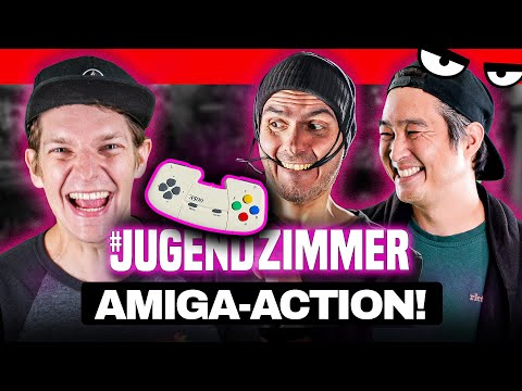 AMIGA 500 im JUGENDZIMMER! - Krogi, Budi, Gregor & Alex zocken den geilen Stuff