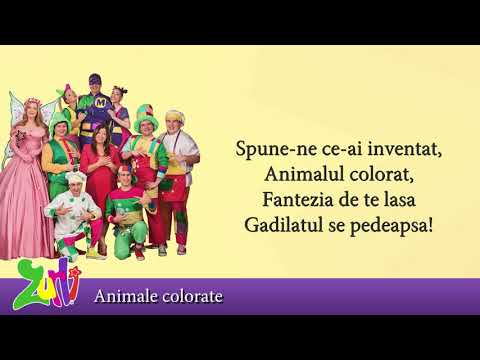 Gasca Zurli – Animale colorate (cu versuri – lyrics video) Video