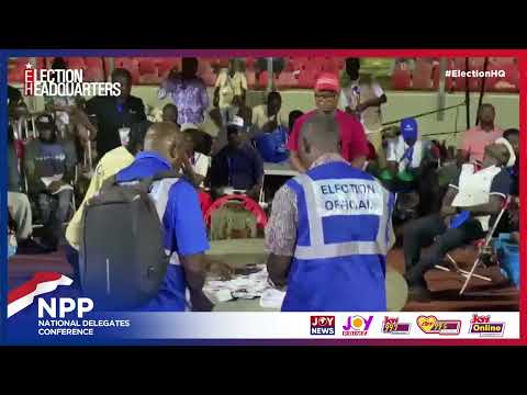 NPP National Delegates Conference: Sorting and Counting underway as 21 polling stations close polls.