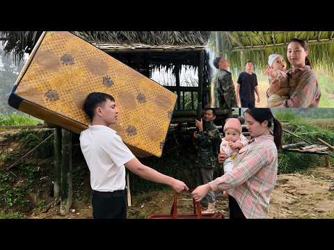 Days of hard work to build a small home for a single mother