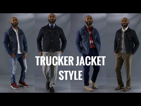 How To Style A Denim Trucker Jacket/How To Wear A...