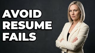 What Common Visual Design Mistakes Should Resumes Avoid?