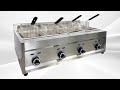 Gas Kanto Cooking Machine Gas Multi Functional Fryer Cooking Noodle Stove Mala Hot Machine FY6