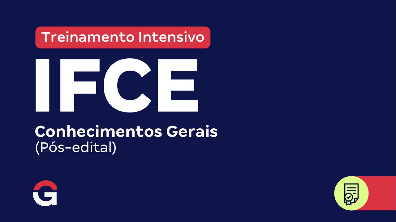 Treinamento Intensivo IFCE com Raphael Spyere