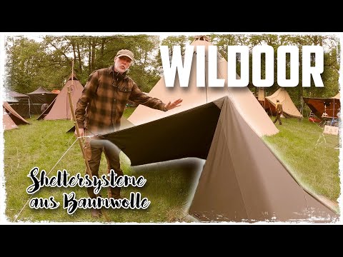 Dieses TARP aus Baumwolle MUSST DU kennen ⛺ Wildoor Sheltersysteme Made in Germany
