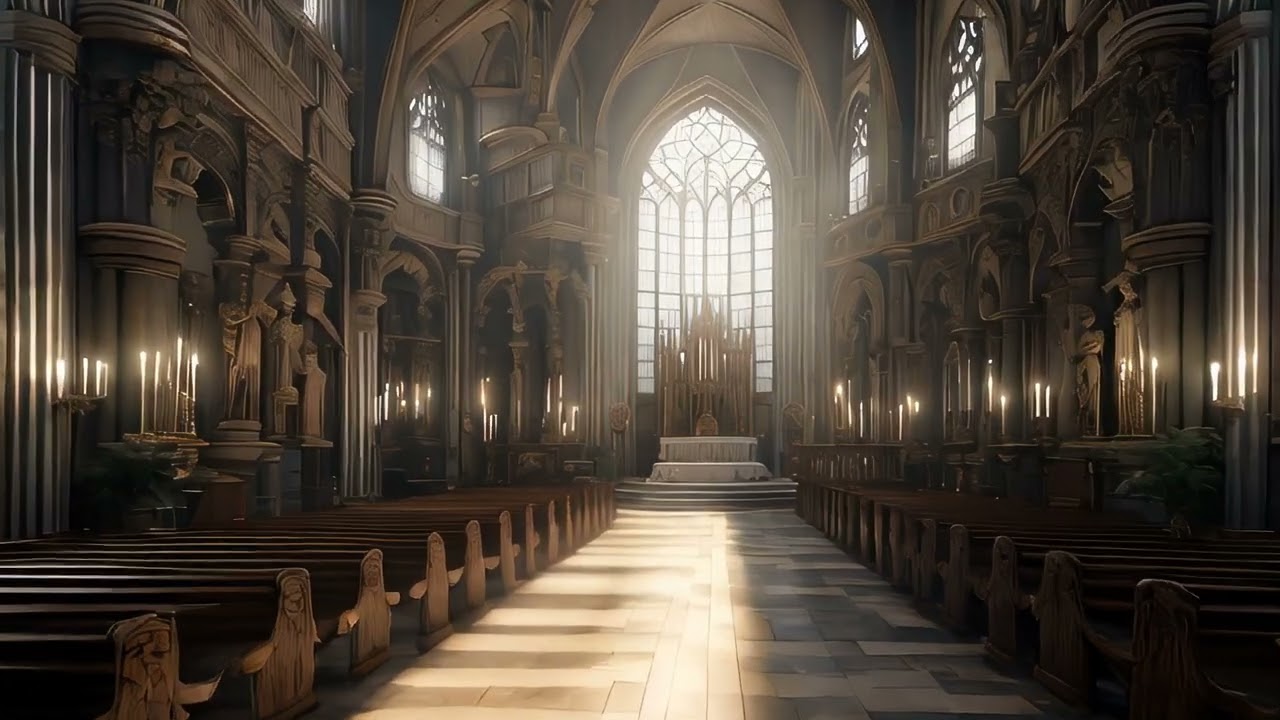 Cathedral Hall | Free 4K Video [AI-Generated]