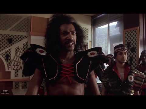 O Último Dragão (Dublado 1985 HD) Sho’Nuff destroi a pizzaria do pai do Leroy (Parte 8)