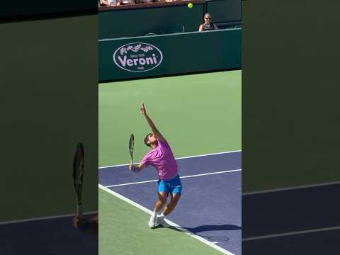 Carlos Alcaraz Serve in Slow-mo. It’s a thing of beauty. #tennis #serve #carlosalcaraz