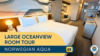Norwegian Aqua Large Oceanview Stateroom Tour | NCL Aqua / NCL Luna OA Cabin 5812