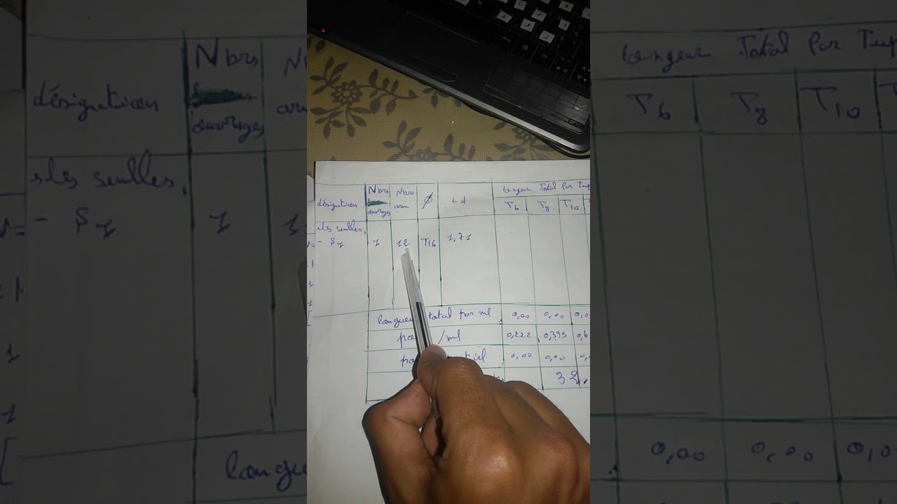 Projet (metre et beton armee) partie 3