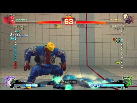 SSF4 Rank Match  Wildcat815 (HK)  vs  HIROPON309 (SE)