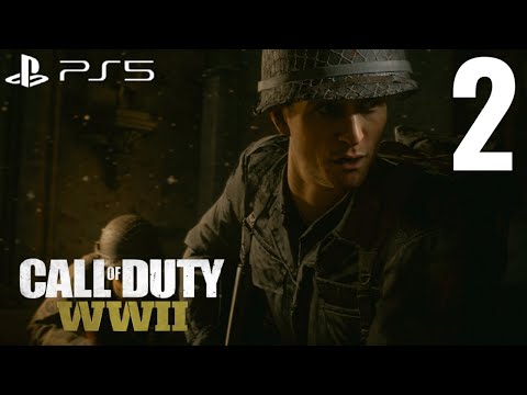 CALL OF DUTY WW2 PS5 Gameplay Walkthrough Part 2 Campaign - No Commentary