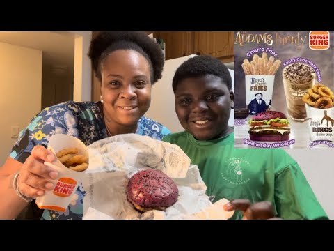 My Son Kendrick And I Tried The “Wednesday’s Whopper” From Burger King & This Happened
