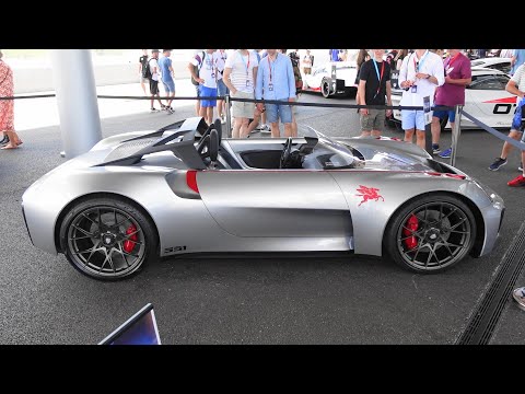 Thumbnail for Porsche 551 Spyder Vision Concept Study - Little Rebel - #131 - Porsche of Dreams 2023 - Hockenheim by Porsche, Sports car, Car