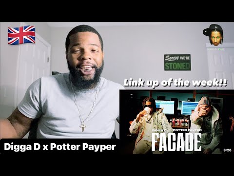 Digga D x @PotterPayperTV - Facade (Official Video) | AMERICAN REACTS🔥🇺🇸