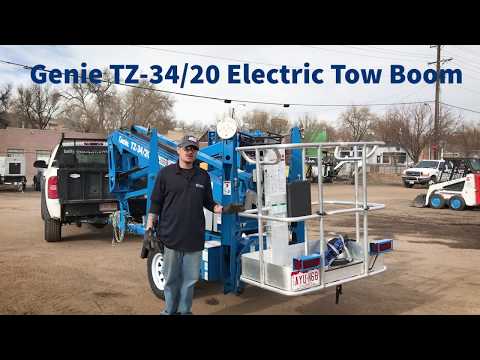 Demo: How to Operate a Genie TZ-34/20 Electric Towable Boom Lift