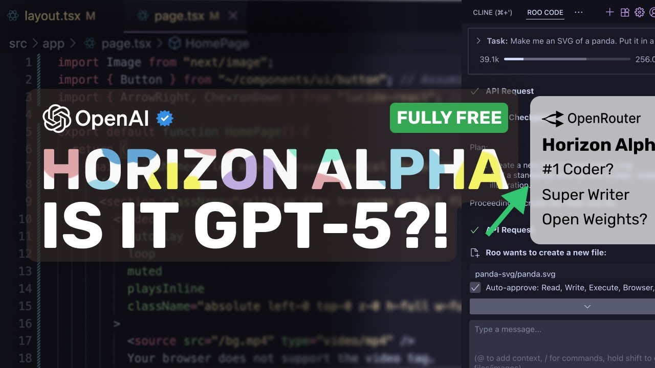 Horizon Alpha (Fully Tested): IS IT GPT-5!? This OpenAI's SECRET Model is KINDA INSANE! (+Free API)