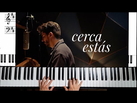Cerca Estás Ft. Coalo Zamorano Majo y Dan [TUTORIAL PIANO 🎹] #MajoyDan #CercaEstas