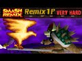 Smash Remix Classic Mode Remix 1P Gameplay With Giant Captain Falcon VERY HARD