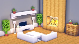 Minecraft : How to Build Living Room Tutorial
