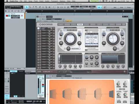 How to make  Kick Drum self-oscillating filter access virus Ti