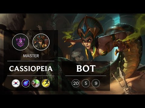 Cassiopeia Bot vs Kog'Maw - KR Master Patch 9.3