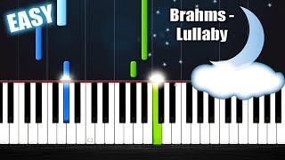 Brahms - Lullaby - EASY Piano Tutorial by PlutaX