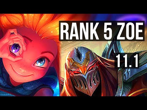 ZOE vs ZED (MID) | 26/2/10, Rank 5 Zoe, Legendary, Rank 23 | EUW Master | v11.1