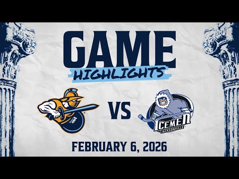 HIGHLIGHTS: Atlanta Gladiators vs Jacksonville Icemen 2/6/26