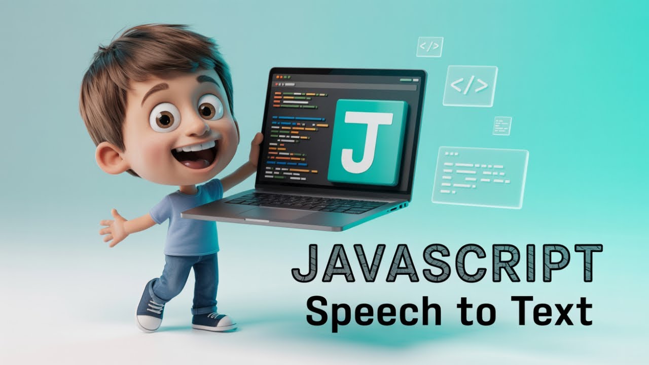 Build Speech to Text App in Javascript Using Web Speech Recognition API | Javascript Project