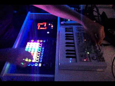 Session 001 - "Maybe" - Novation Circuit - Arturia Micro brute - Korg Kaoss pad KP3+