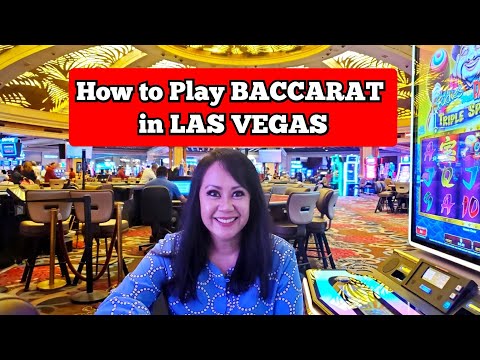 How to Play BACCARAT in LAS VEGAS - YouTube