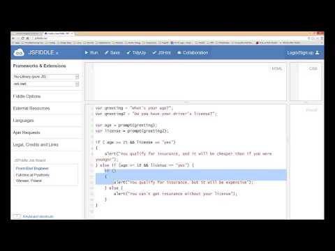 How to Use the If Else Statement in JavaScript Part 3 of 4