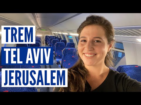 FAST TRAIN JERUSALEM - TEL AVIV! How does it work and how much does it cost? (eng sub)
