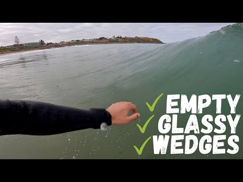Surfing Glassy And Fun Uncrowded Wedges | Raw POV