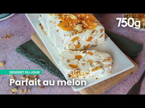 Melon and Crumble Frozen Parfait