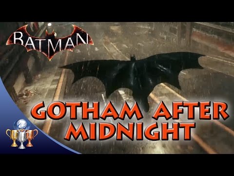 Batman Arkham Knight - Gotham After Midnight - Glide for 400 meters less than 10 meters from ground