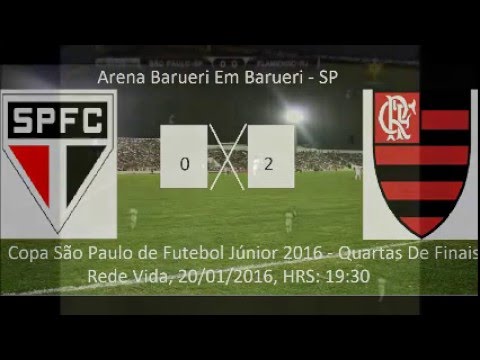 Copa São Paulo de Futebol 2016 São Paulo SP 0 x 2 Flamengo RJ